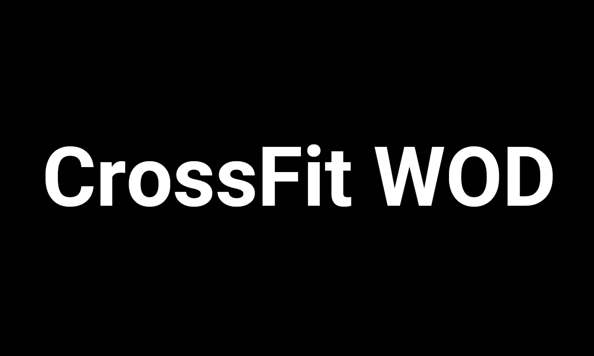 CrossFit WOD